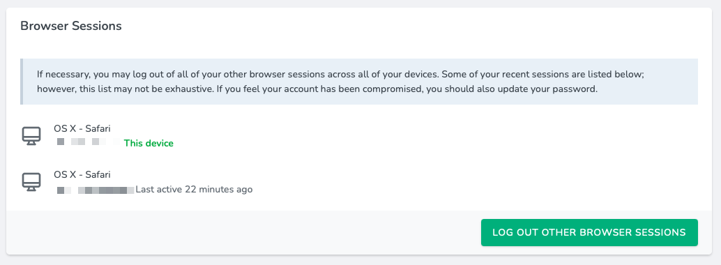 Forge: Session Changes