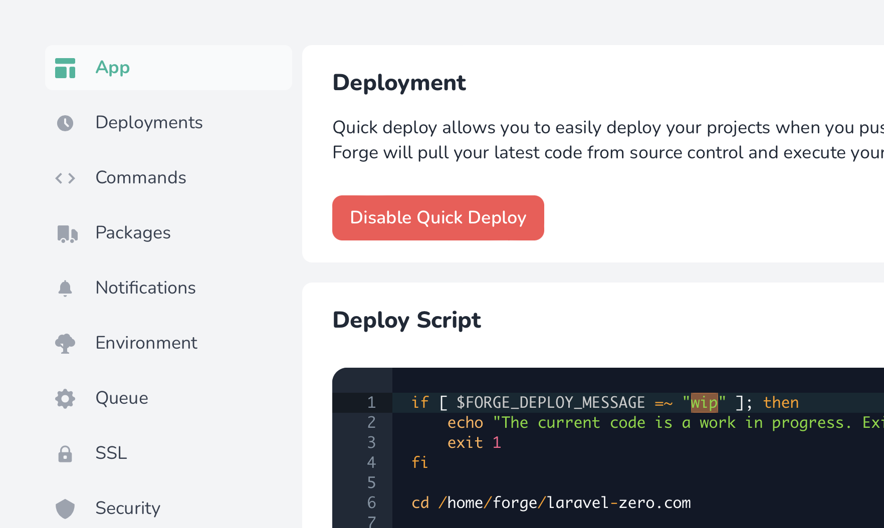 Super-charging Laravel Forge Deployments with Environment Variables